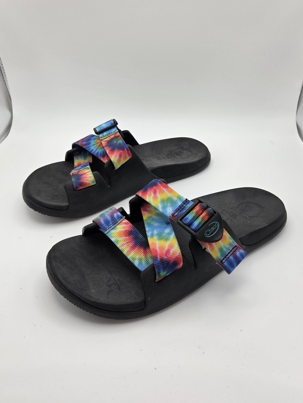 Chaco Chillos Slide Sandal Tie Dye Women's 9 Summer Shoes Boho Hippie Gorpcore